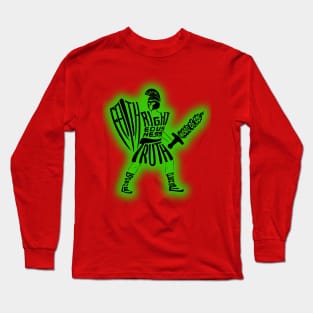 ARMOR OF GOD GREEN Long Sleeve T-Shirt